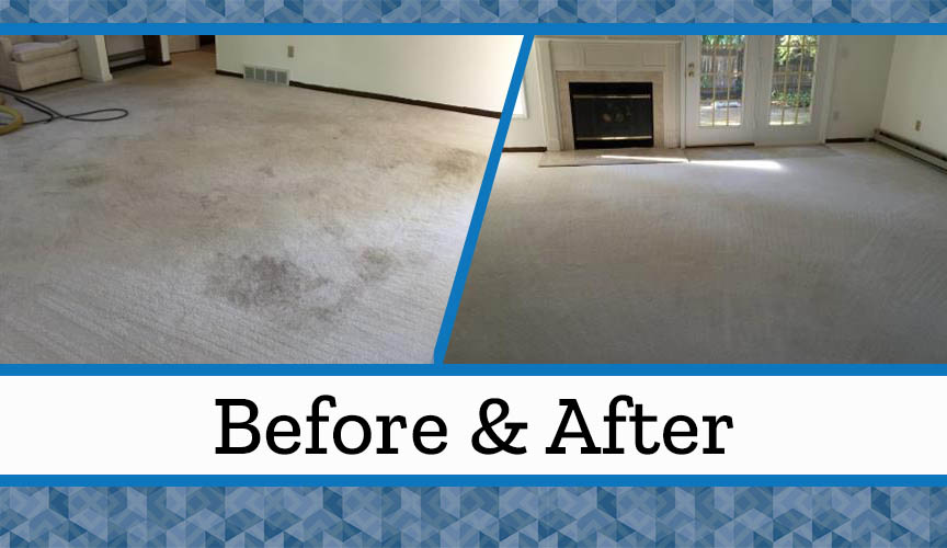 Light Colored Carpet – Before & After