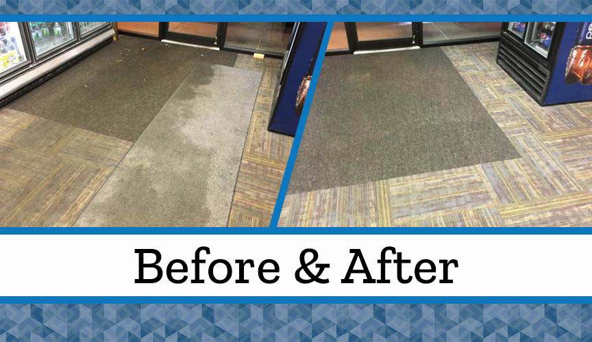 Commercial Carpet Cleaning – Before & After