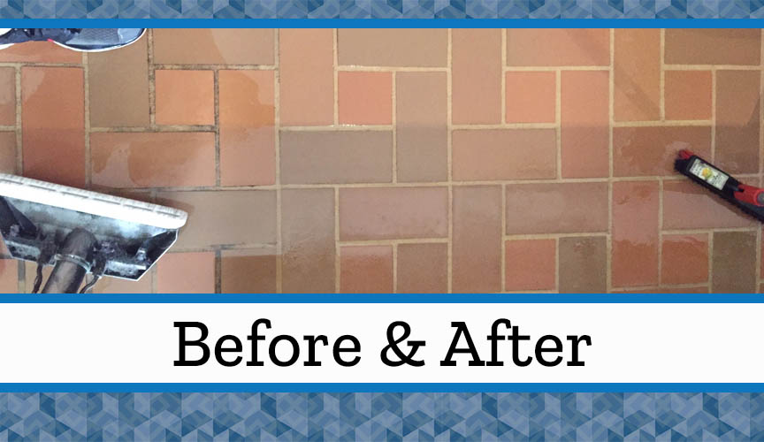 Commercial Tile & Grout Cleaning – Before & After